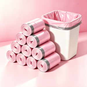 Ice Berry Pink Scented Drawstring Trash Bags