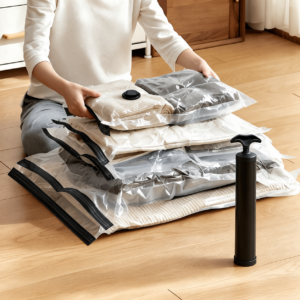 4 Piece Travel Vacuum Storage Bag Set